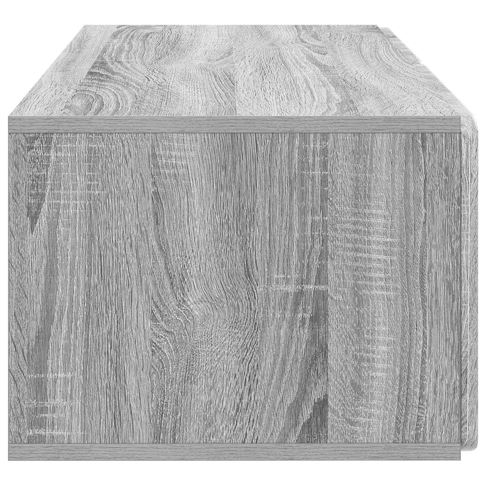 Væghængt TV-skab Vægmonteret Grå sonoma-eg 78,5 x 41 x 30 cm
