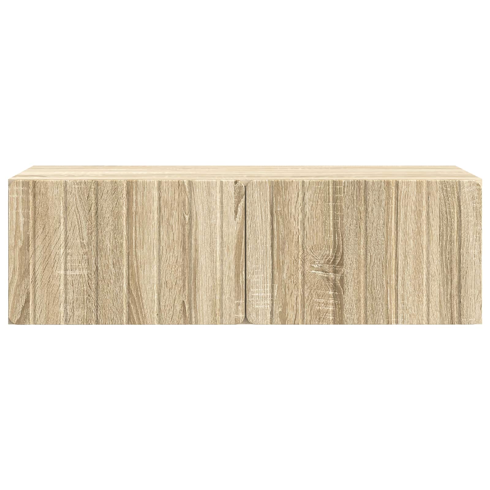 Væghængt TV-skab Sonoma-eg 98 x 41 x 30 cm Konstrueret træ
