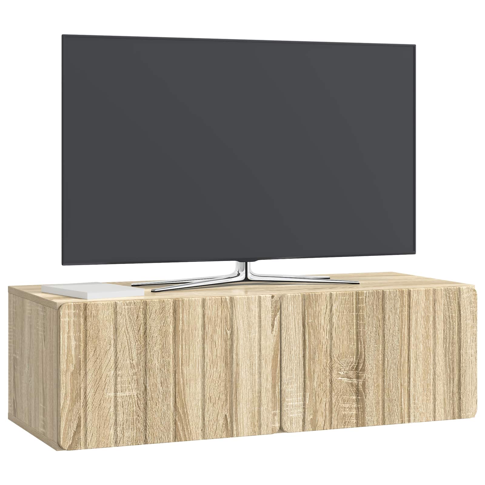 Væghængt TV-skab Sonoma-eg 98 x 41 x 30 cm Konstrueret træ