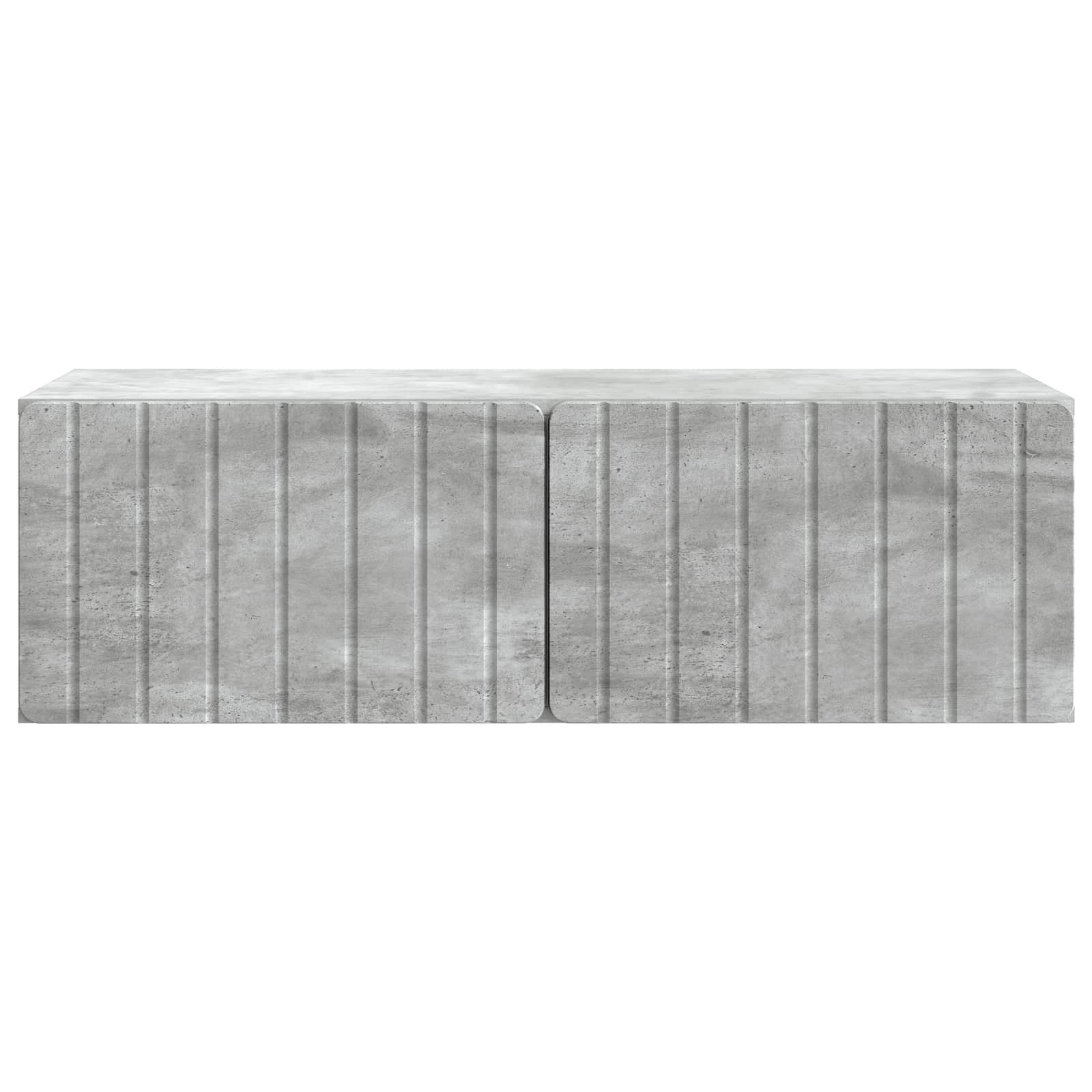 Væghængt TV-skab Betongrå 98 x 41 x 30 cm Konstrueret træ