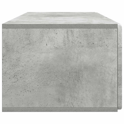 Væghængt TV-skab 98 x 41 x 30 cm Betongrå Konstrueret træ