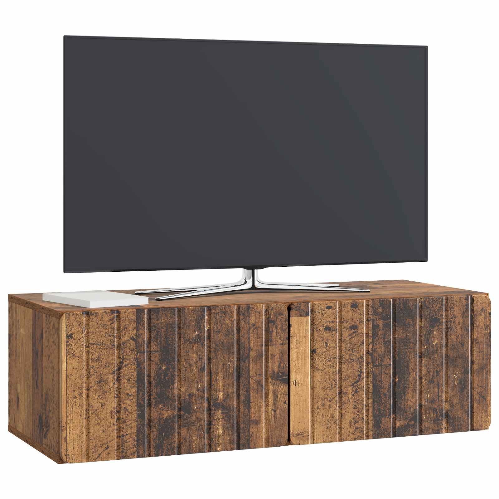Væghængt TV-skab Gammelt træ 98 x 41 x 30 cm Konstrueret træ