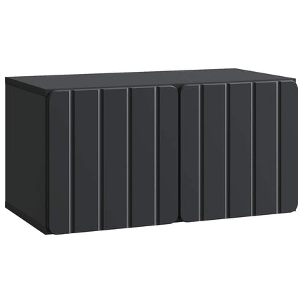 Væghængt TV-skab 59,5 x 31 x 30 cm Sort Konstrueret træ