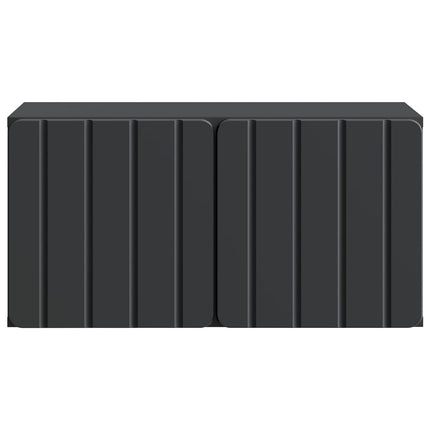 Væghængt TV-skab 59,5 x 31 x 30 cm Sort Konstrueret træ
