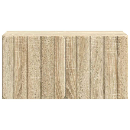Væghængt TV-skab 59,5 x 31 x 30 cm Sonoma-eg Konstrueret træ
