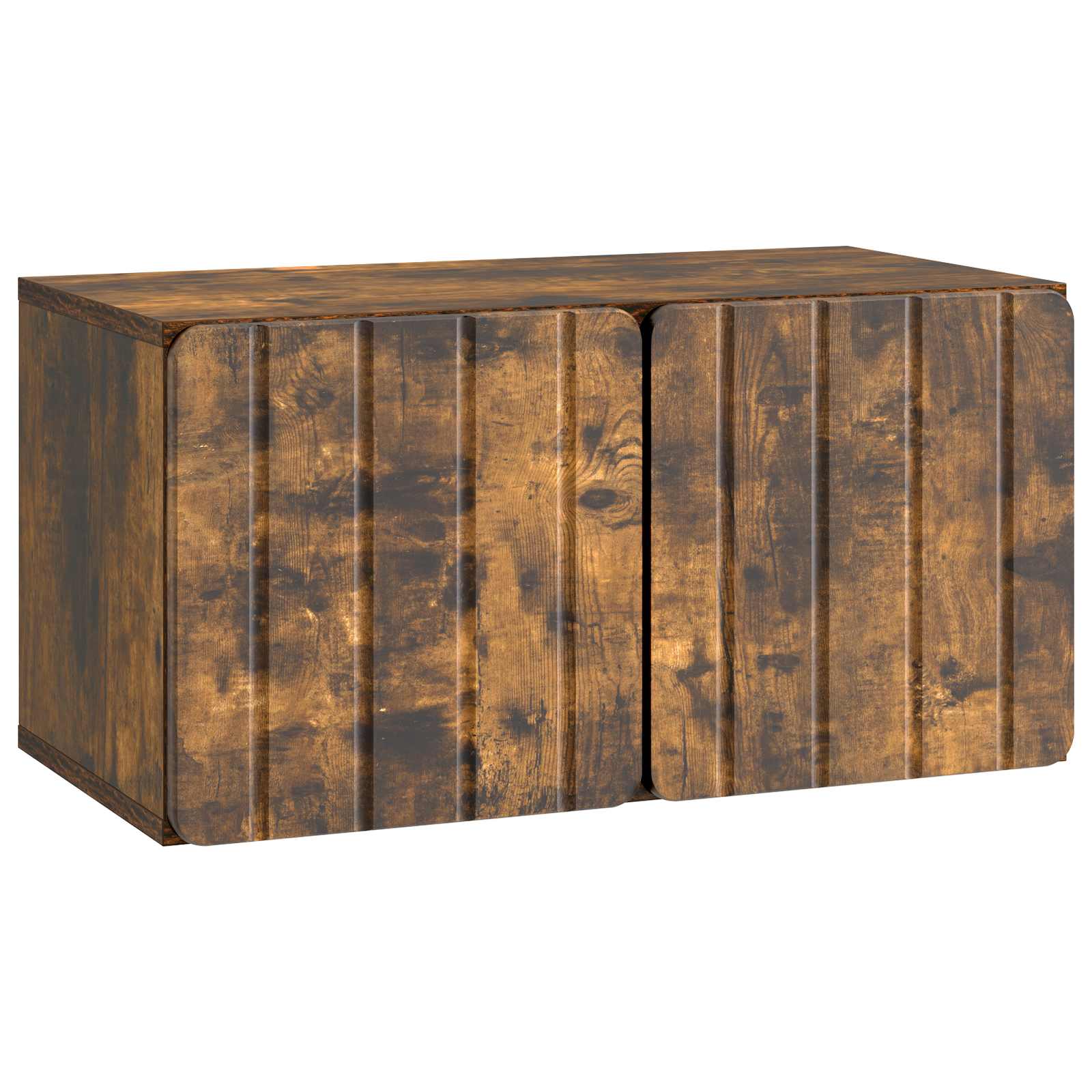 Væghængt TV-skab Røget eg 59,5 x 31 x 30 cm Konstrueret træ