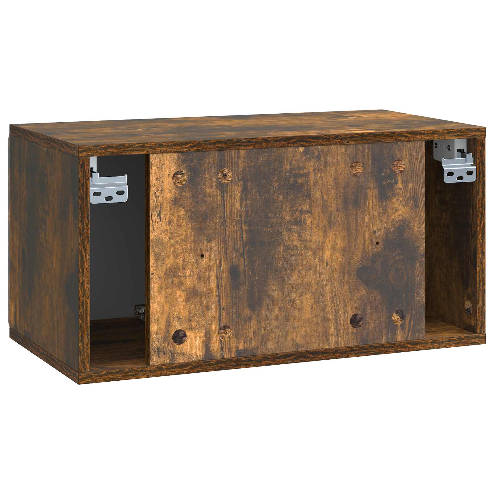 Væghængt TV-skab Røget eg 59,5 x 31 x 30 cm Konstrueret træ