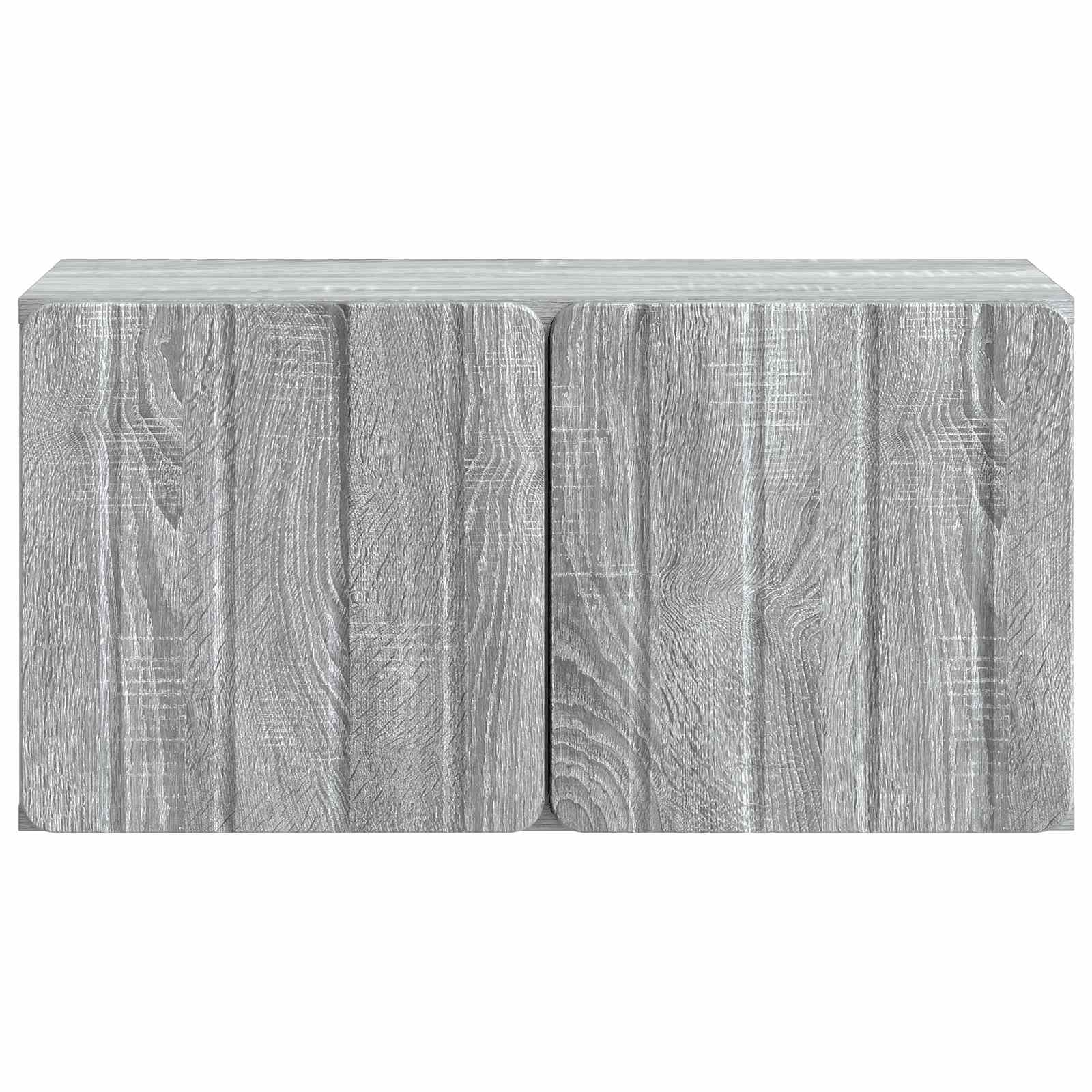 Væghængt TV-skab Vægmonteret Grå sonoma-eg 59,5 x 31 x 30 cm