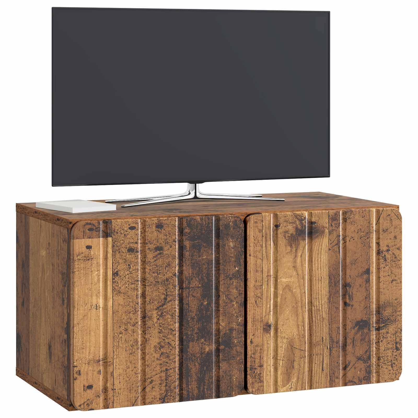 Væghængt TV-skab Gammelt træ 59,5 x 31 x 30 cm Konstrueret træ