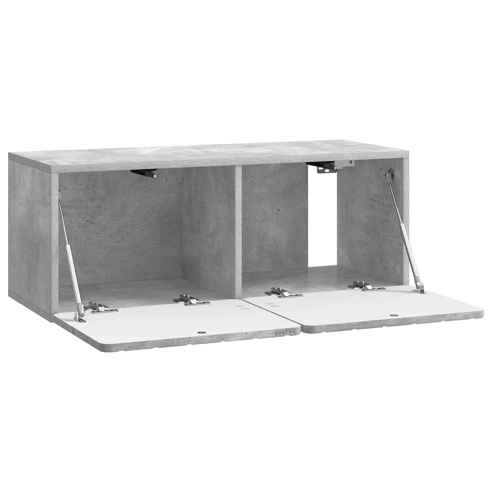 Væghængt TV-skab Betongrå 78,5 x 31 x 30 cm Konstrueret træ