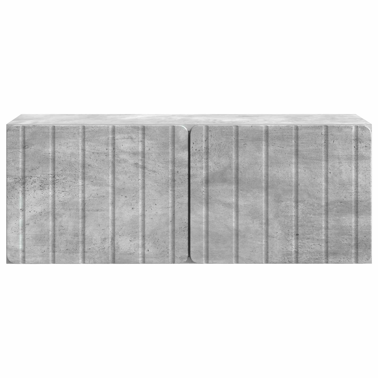 Væghængt TV-skab Betongrå 78,5 x 31 x 30 cm Konstrueret træ