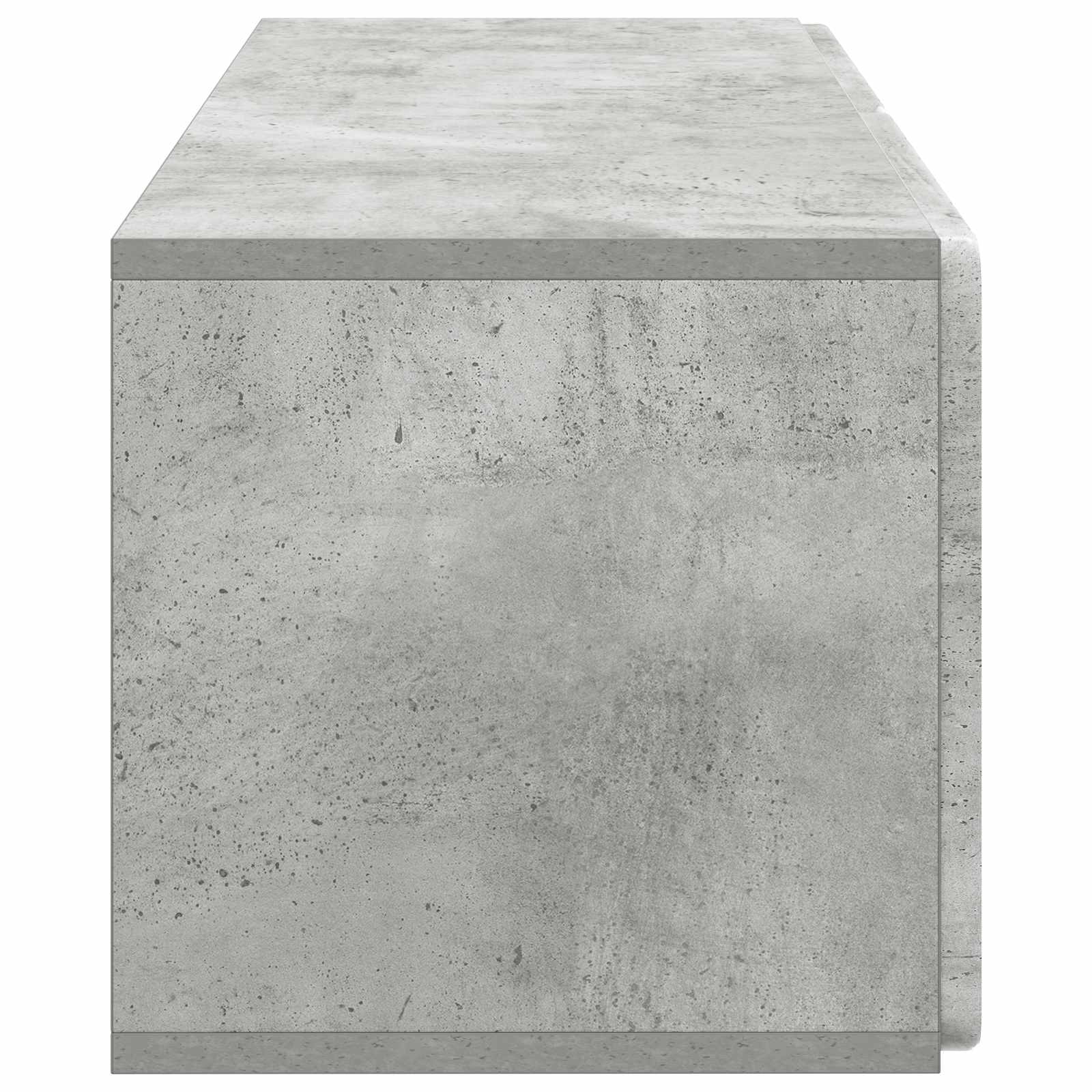 Væghængt TV-skab Betongrå 78,5 x 31 x 30 cm Konstrueret træ
