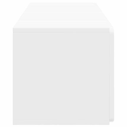 Væghængt TV-skab 78,5 x 31 x 30 cm Hvid højglans
