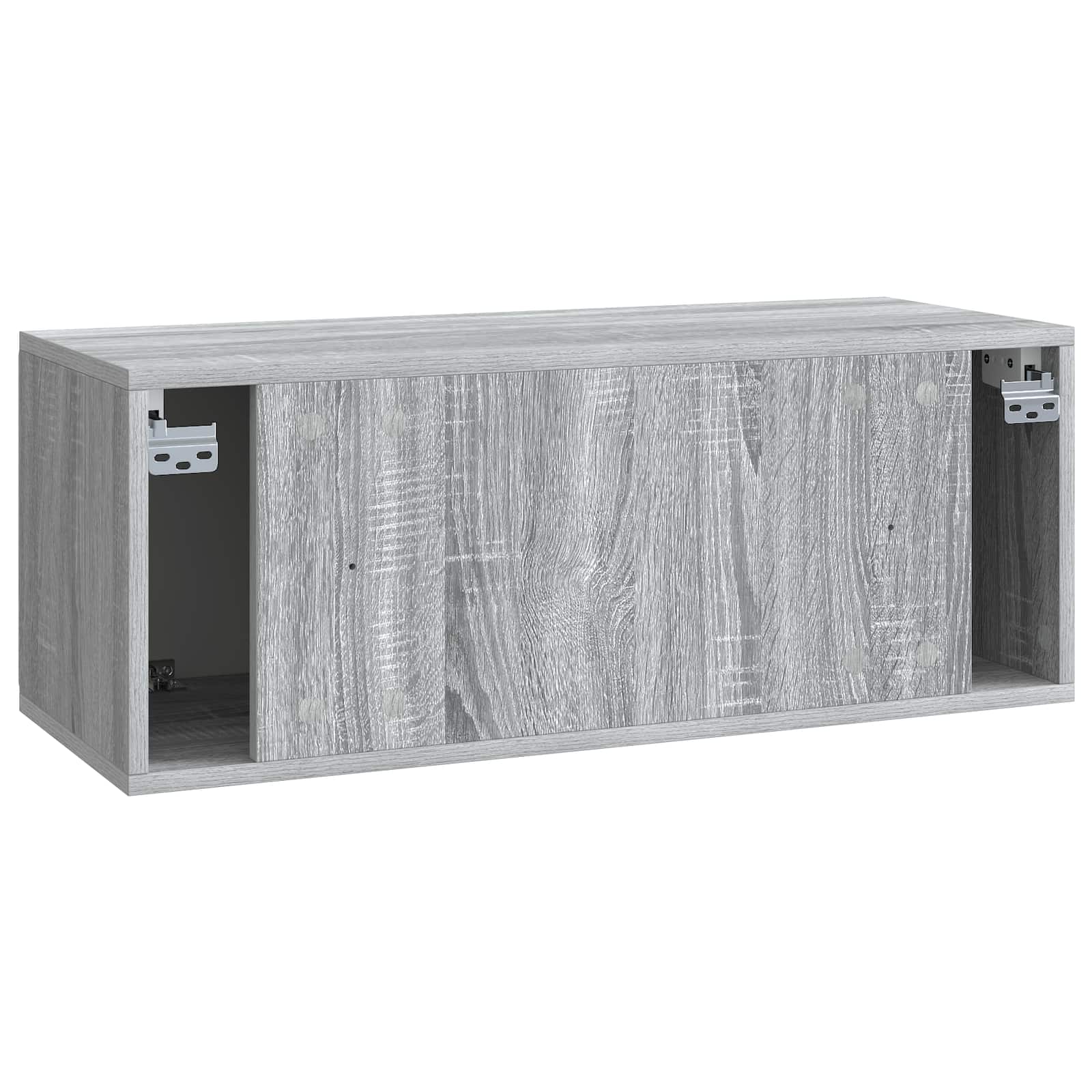 Væghængt TV-skab Vægmonteret Grå sonoma-eg 78,5 x 31 x 30 cm