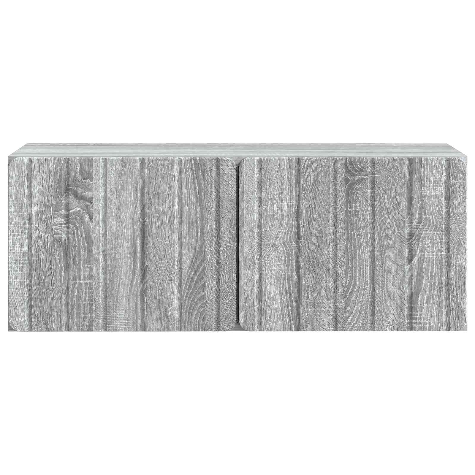 Væghængt TV-skab Vægmonteret Grå sonoma-eg 78,5 x 31 x 30 cm