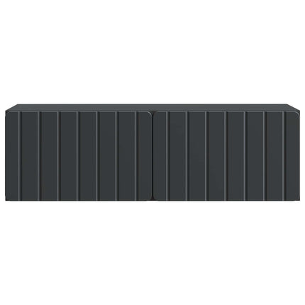 Væghængt TV-skab 98 x 31 x 30 cm Sort Konstrueret træ