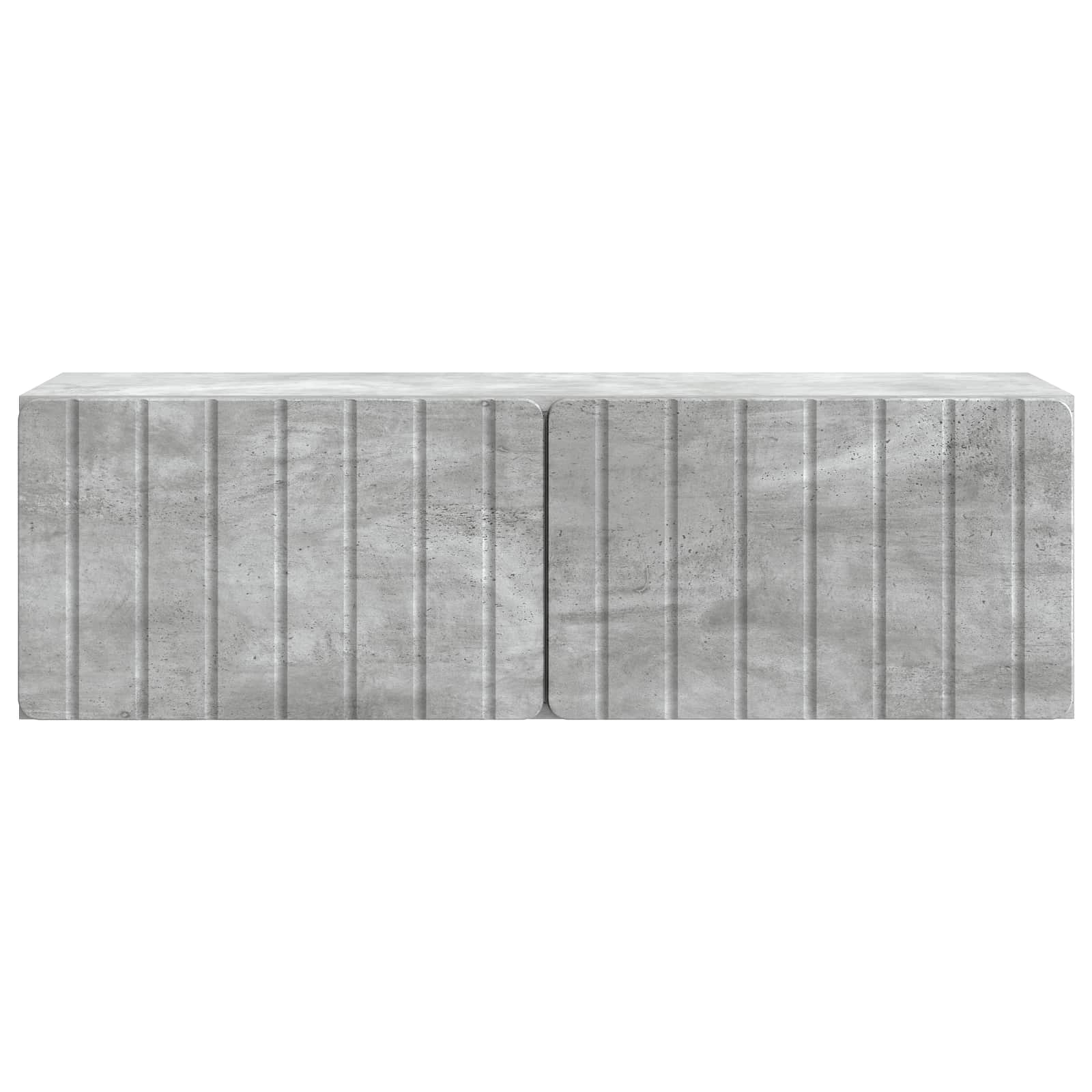 Væghængt TV-skab Betongrå 98 x 31 x 30 cm Konstrueret træ