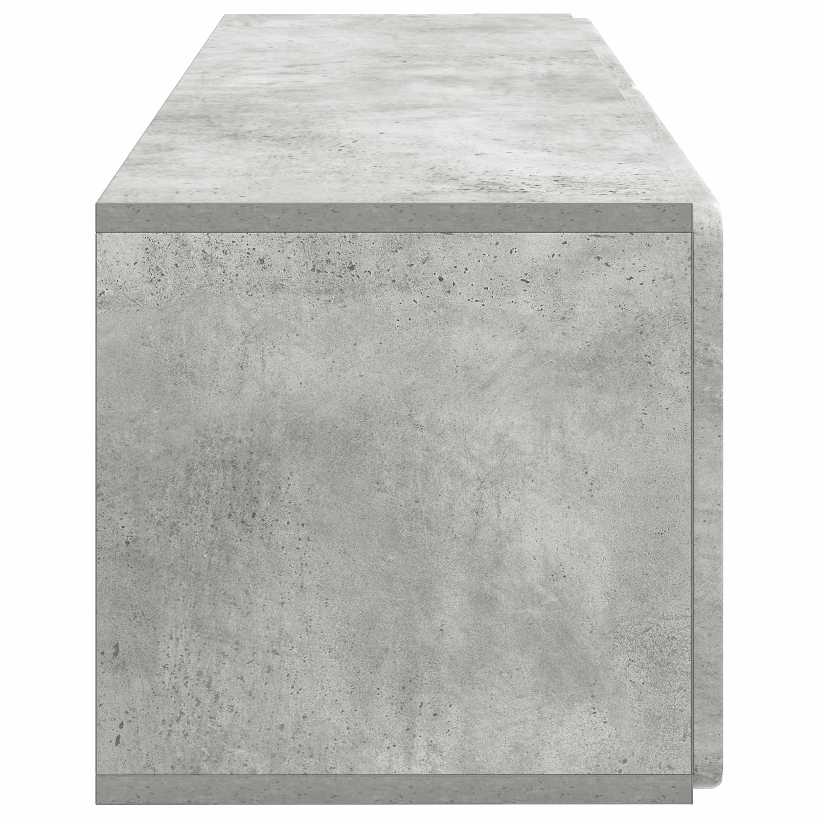 Væghængt TV-skab Betongrå 98 x 31 x 30 cm Konstrueret træ
