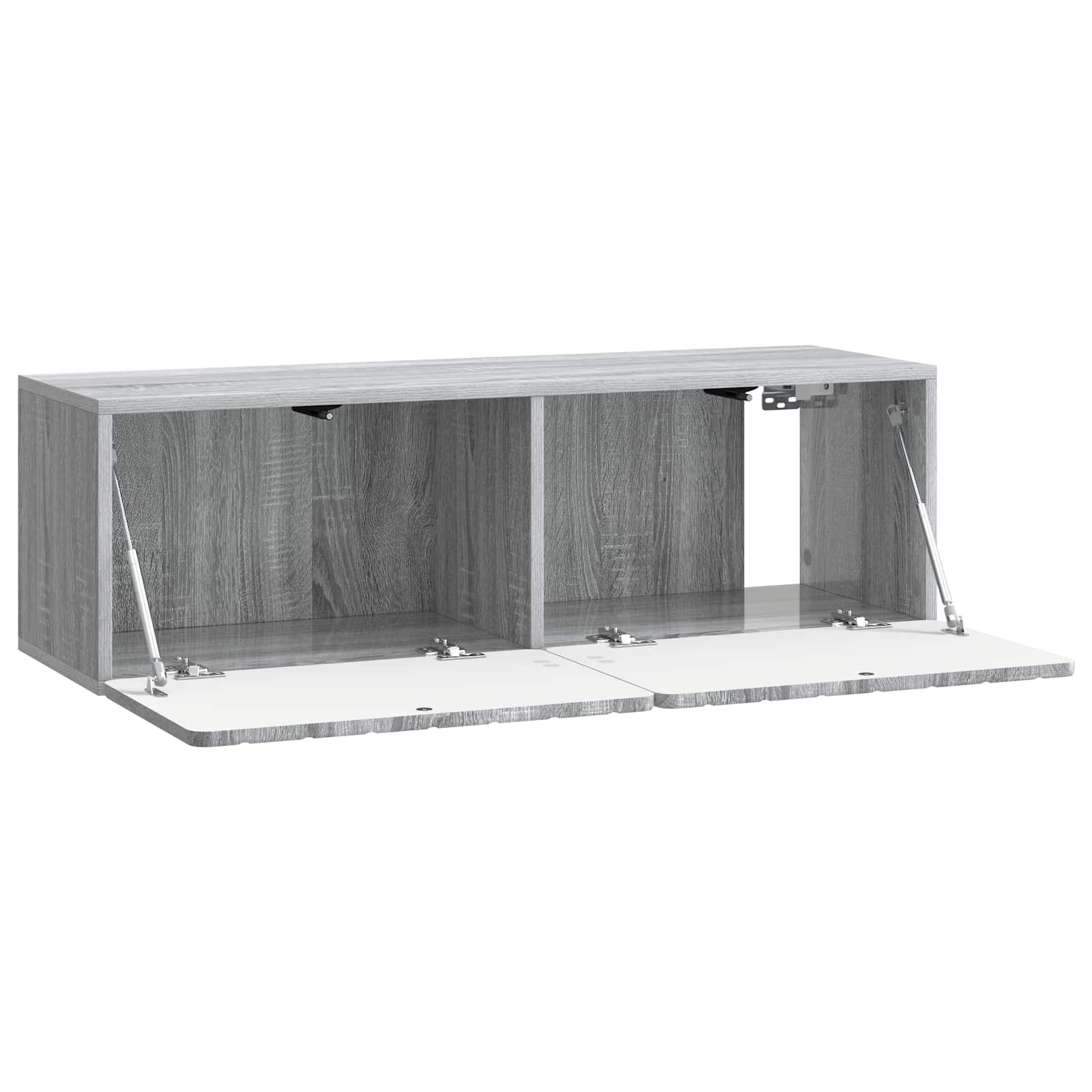 Væghængt TV-skab Grå sonoma-eg 98 x 31 x 30 cm Konstrueret træ