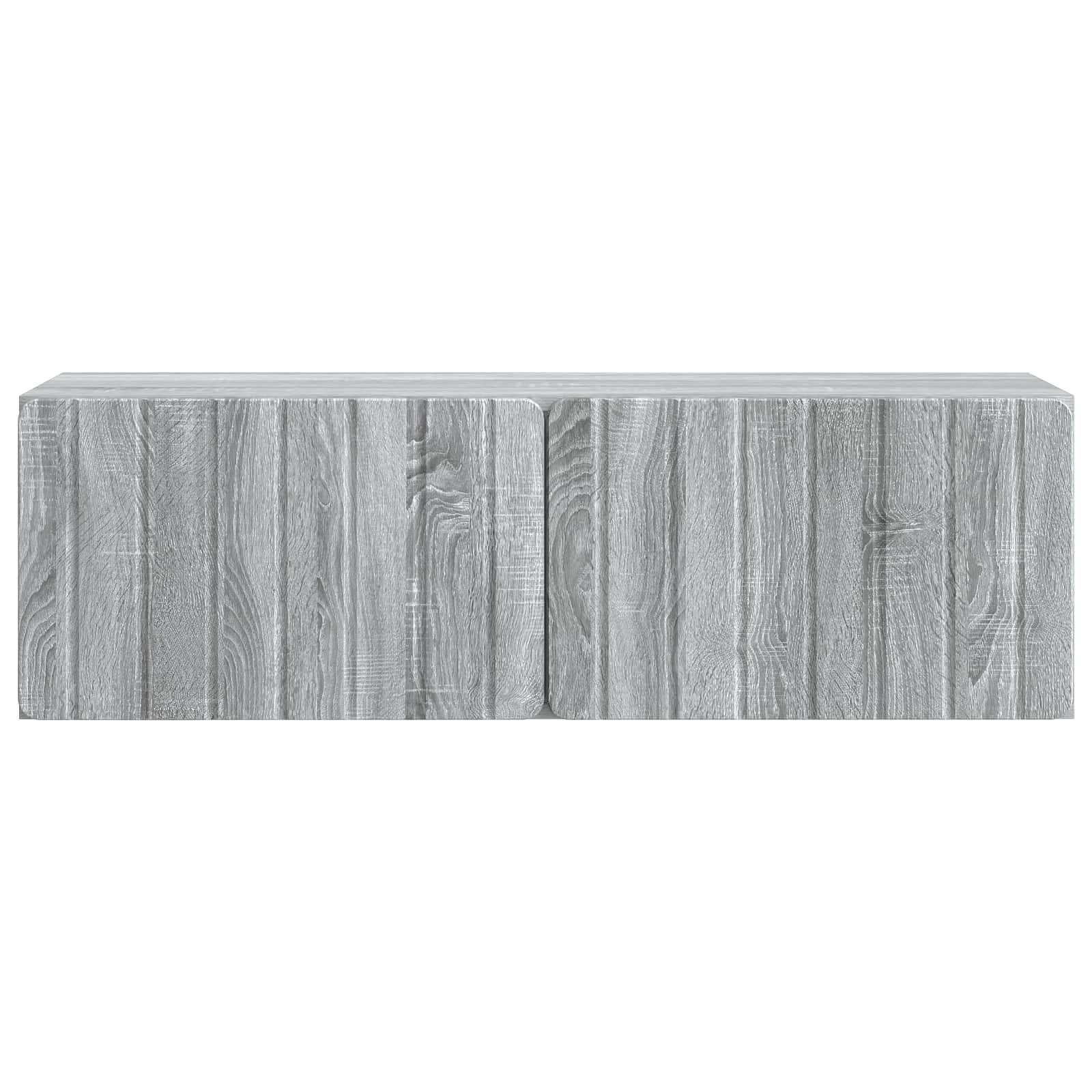 Væghængt TV-skab Grå sonoma-eg 98 x 31 x 30 cm Konstrueret træ