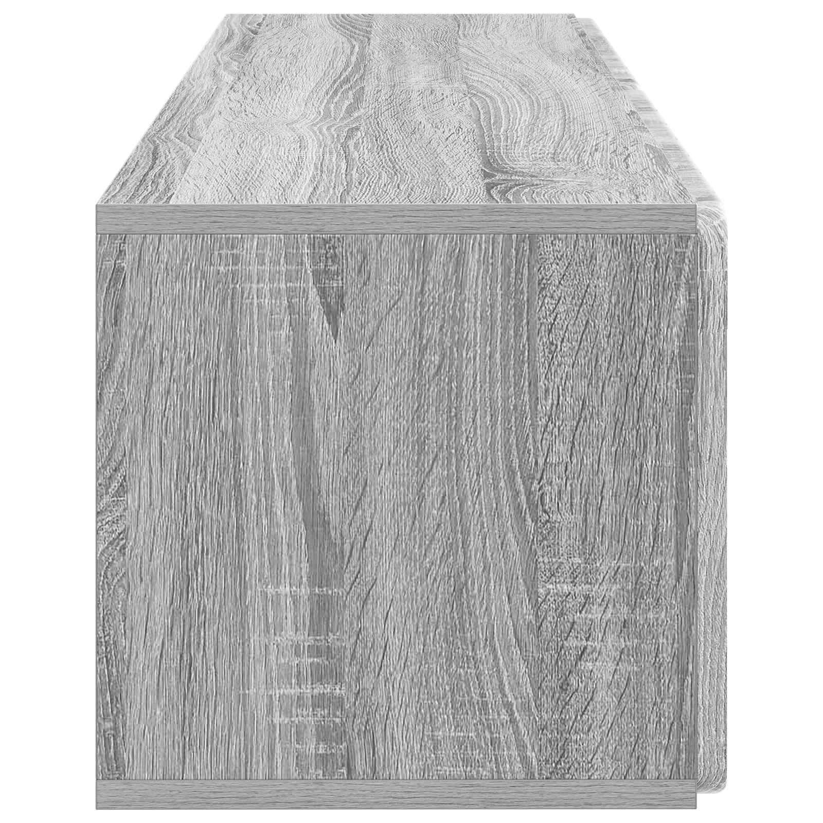 Væghængt TV-skab Grå sonoma-eg 98 x 31 x 30 cm Konstrueret træ
