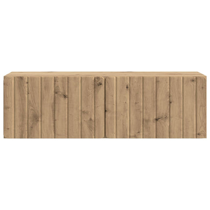 Væghængt TV-skab 98 x 31 x 30 cm Artisan-eg Konstrueret træ