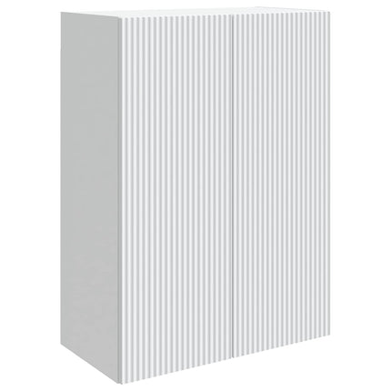 Vægmonteret skab 66 x 34,5 x 90 cm Konstrueret træ Hvid