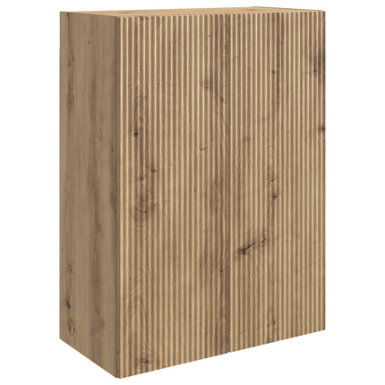 Vægmonteret skab 66 x 34,5 x 90 cm Konstrueret træ Artisan-eg