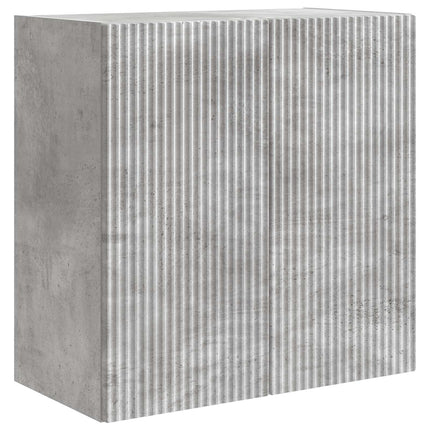 Vægmonteret skab Betongrå 59 x 31 x 60 cm Konstrueret træ