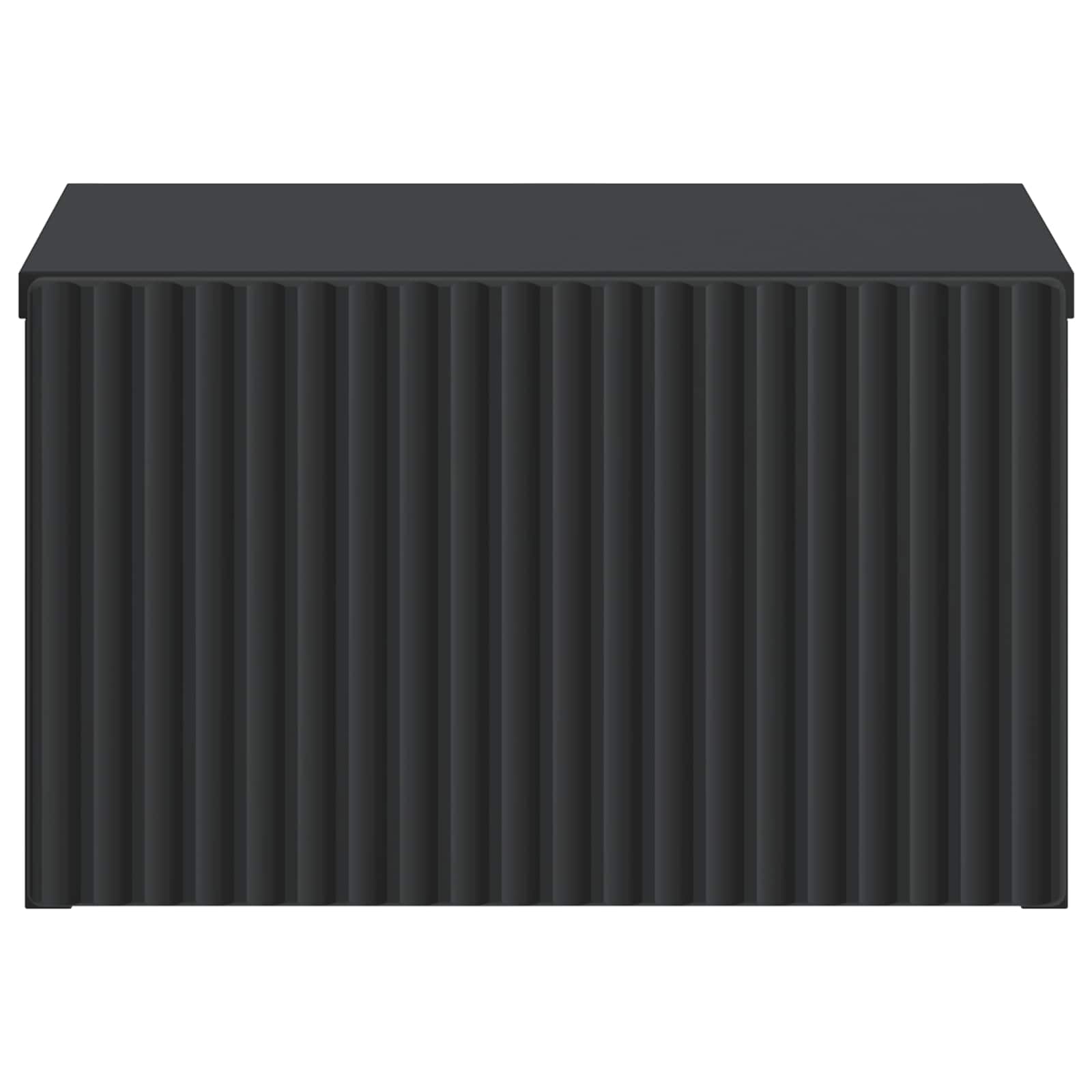 Væghængt Natbord 2 pcs Sort 33 x 34,5 x 20 cm Konstrueret træ