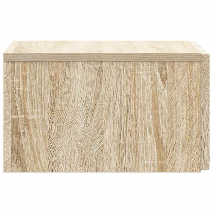Væghængt Natbord Sonoma-eg 33 x 34,5 x 20 cm Konstrueret træ