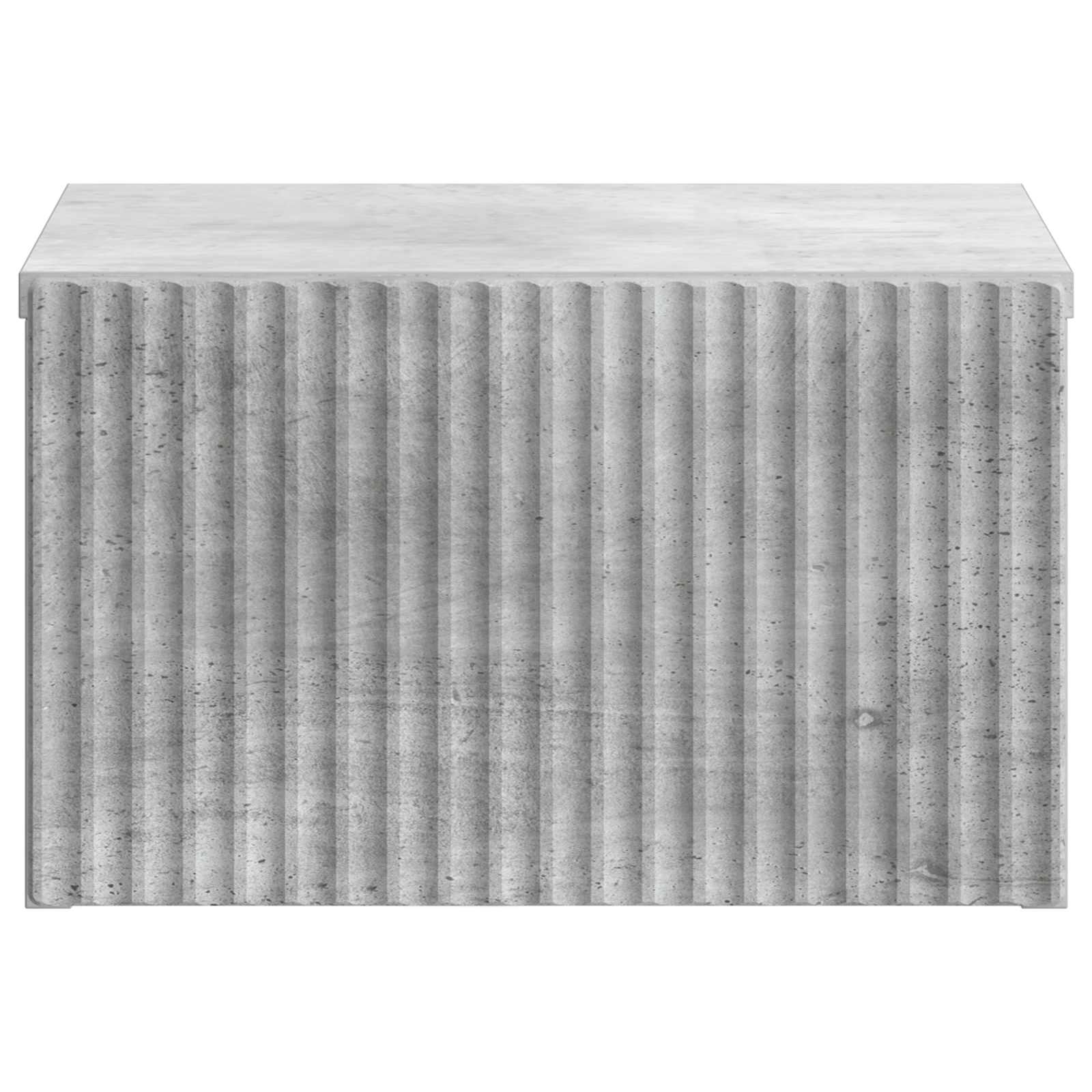 Væghængt Natbord med skuffe 2 pcs Betongrå 33 x 34,5 x 20 cm