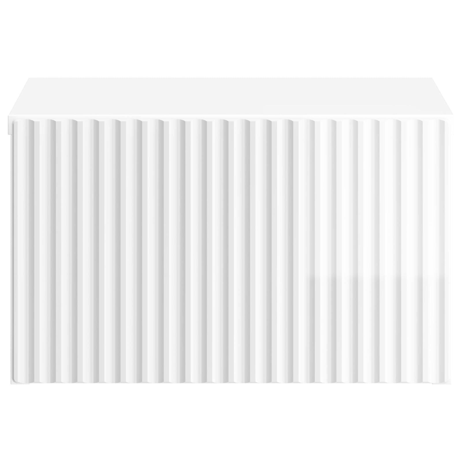 Væghængt Natbord 2 pcs Hvid højglans 33 x 34,5 x 20 cm