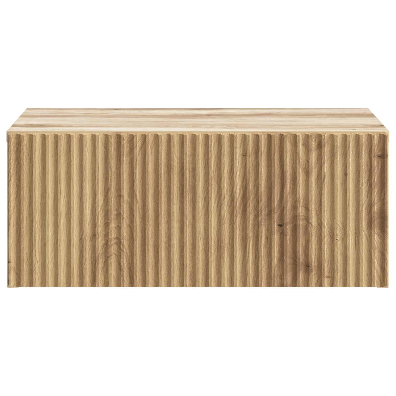 Væghængt Natbord Artisan-eg 49 x 34,5 x 20 cm Konstrueret træ