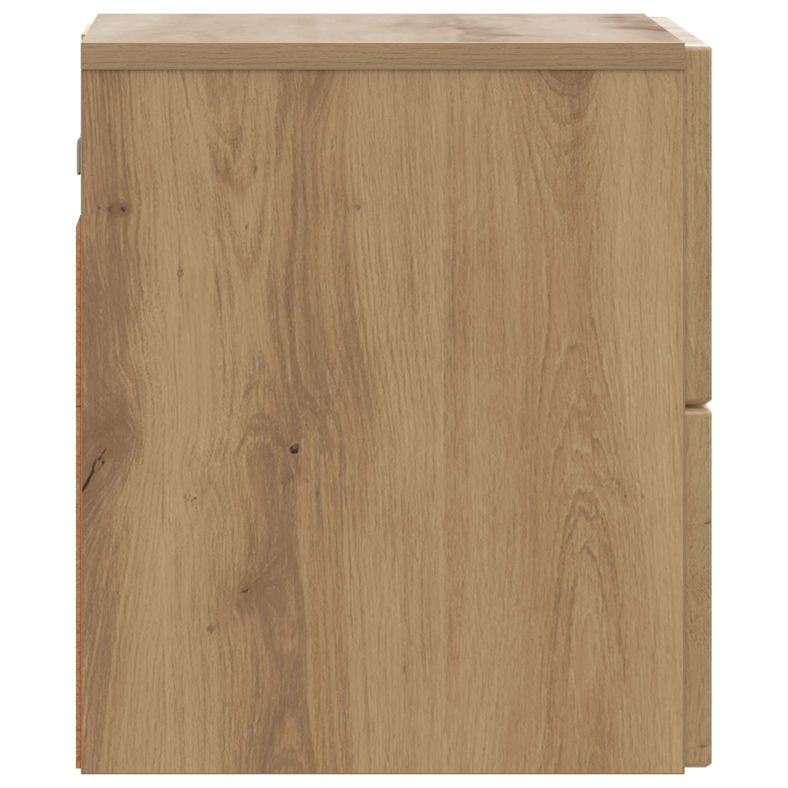 Væghængt Natbord med skuffe 2 pcs Artisan-eg 33 x 34,5 x 40 cm