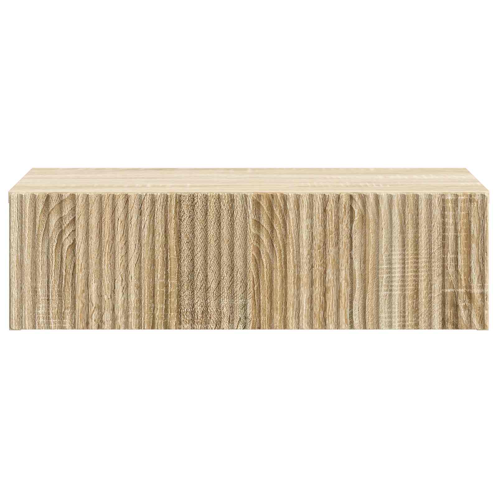 Væghængt Sideskab Sonoma-eg 59 x 34,5 x 17 cm Konstrueret træ
