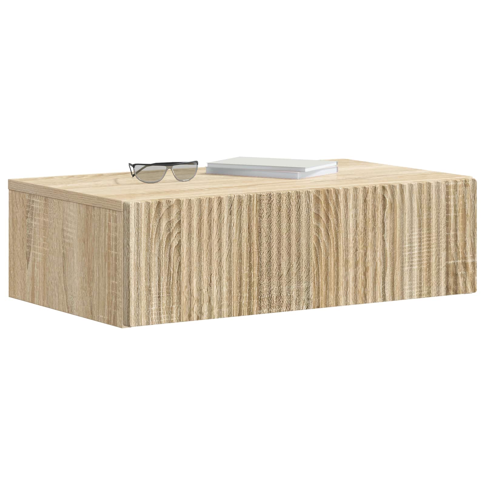 Væghængt Sideskab Sonoma-eg 59 x 34,5 x 17 cm Konstrueret træ