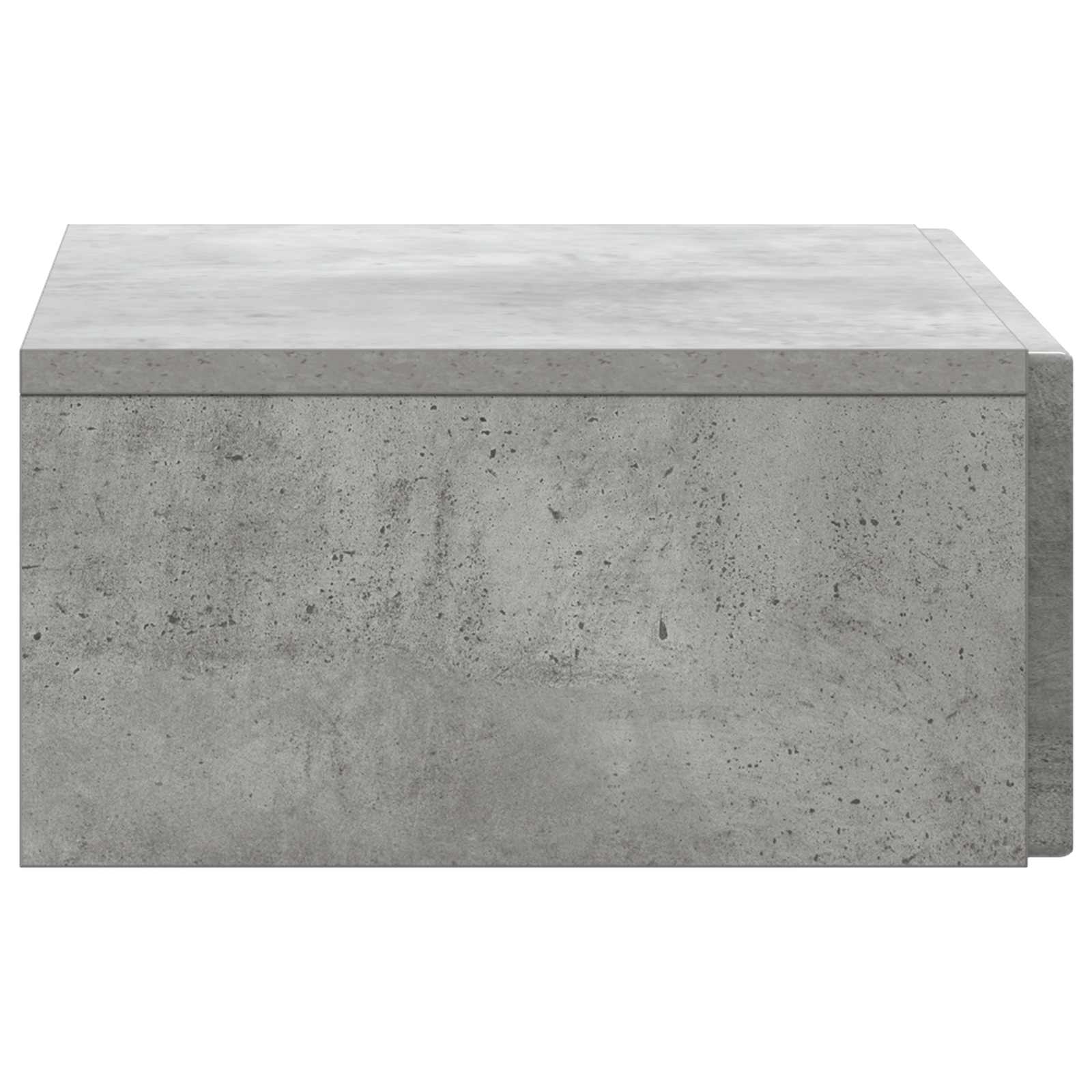 Væghængt Sideskab Betongrå 59 x 34,5 x 17 cm Konstrueret træ