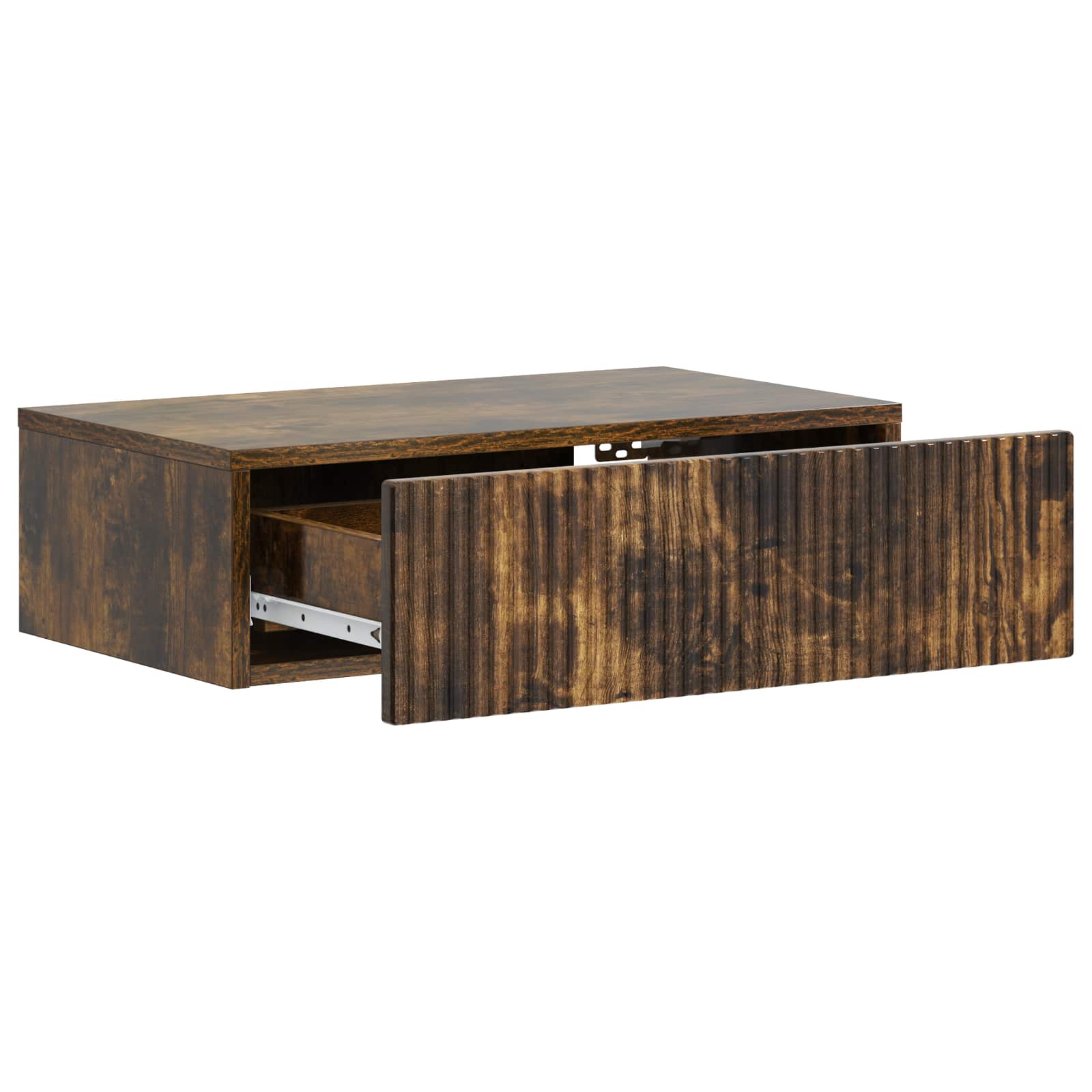 Væghængt Sideskab Røget eg 59 x 34,5 x 17 cm Konstrueret træ