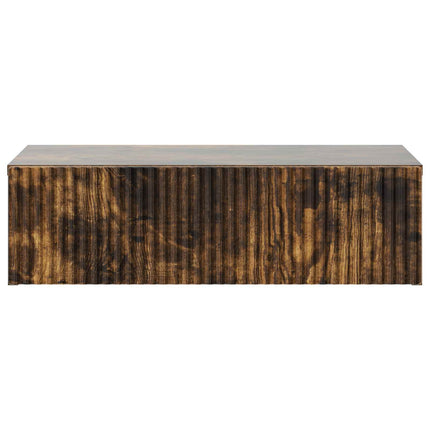 Væghængt Sideskab 59 x 34,5 x 17 cm Konstrueret træ Røget eg
