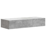 Væghængt Sideskab Betongrå 87,5 x 34,5 x 17 cm Konstrueret træ
