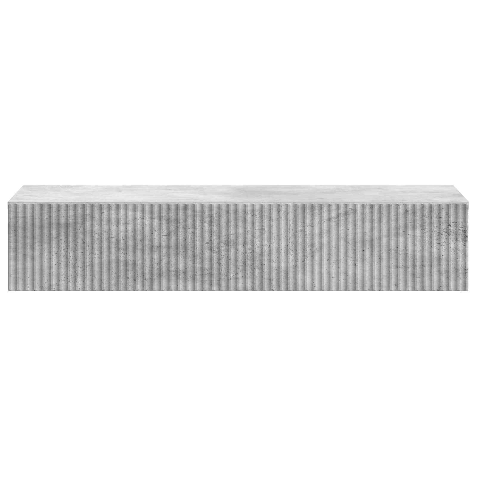 Væghængt Sideskab Betongrå 87,5 x 34,5 x 17 cm Konstrueret træ