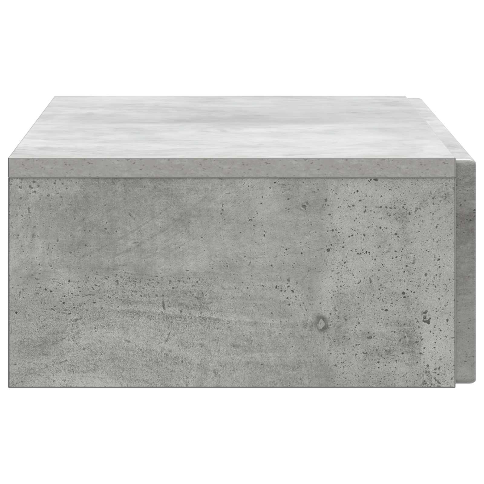 Væghængt Sideskab Betongrå 87,5 x 34,5 x 17 cm Konstrueret træ