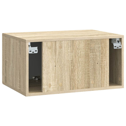 Væghængt TV-skab Sonoma-eg 59,5 x 41 x 30 cm Konstrueret træ