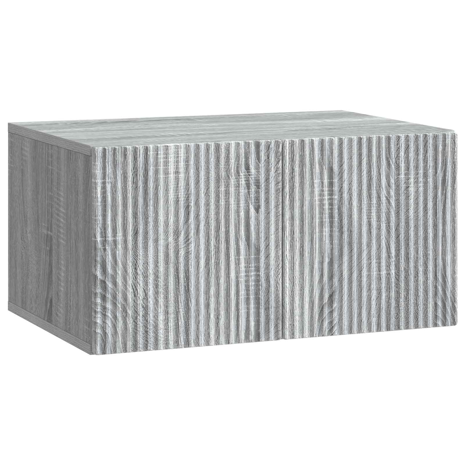 Væghængt TV-skab Vægmonteret Grå sonoma-eg 59,5 x 41 x 30 cm