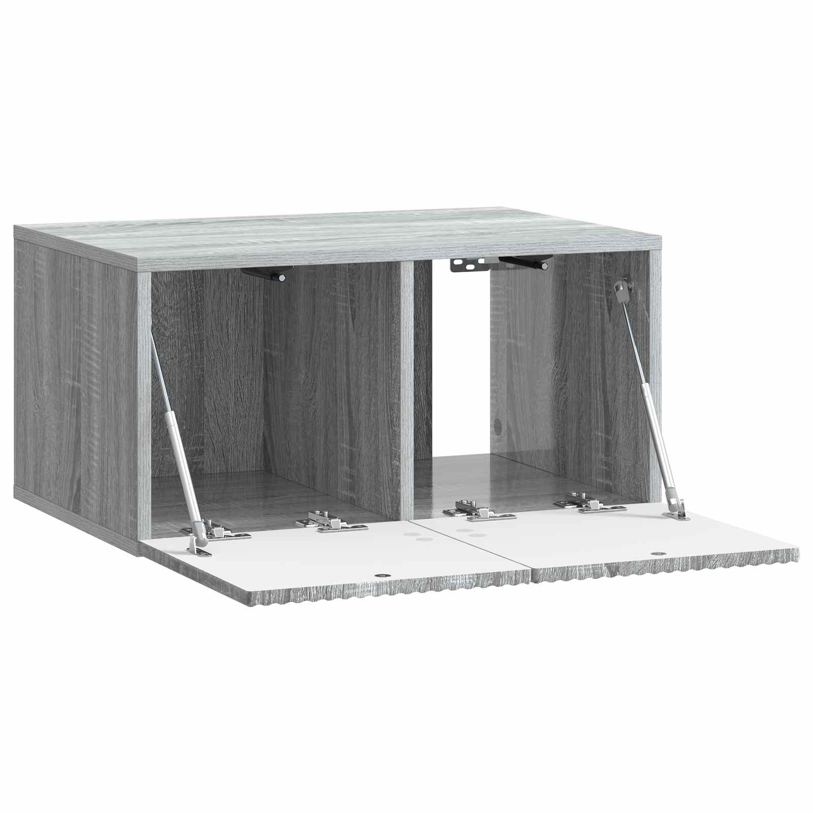 Væghængt TV-skab Vægmonteret Grå sonoma-eg 59,5 x 41 x 30 cm