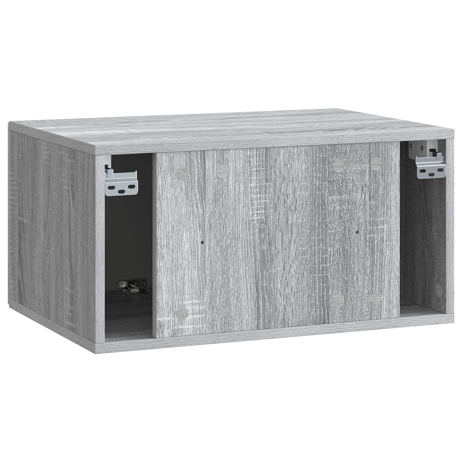 Væghængt TV-skab Vægmonteret Grå sonoma-eg 59,5 x 41 x 30 cm
