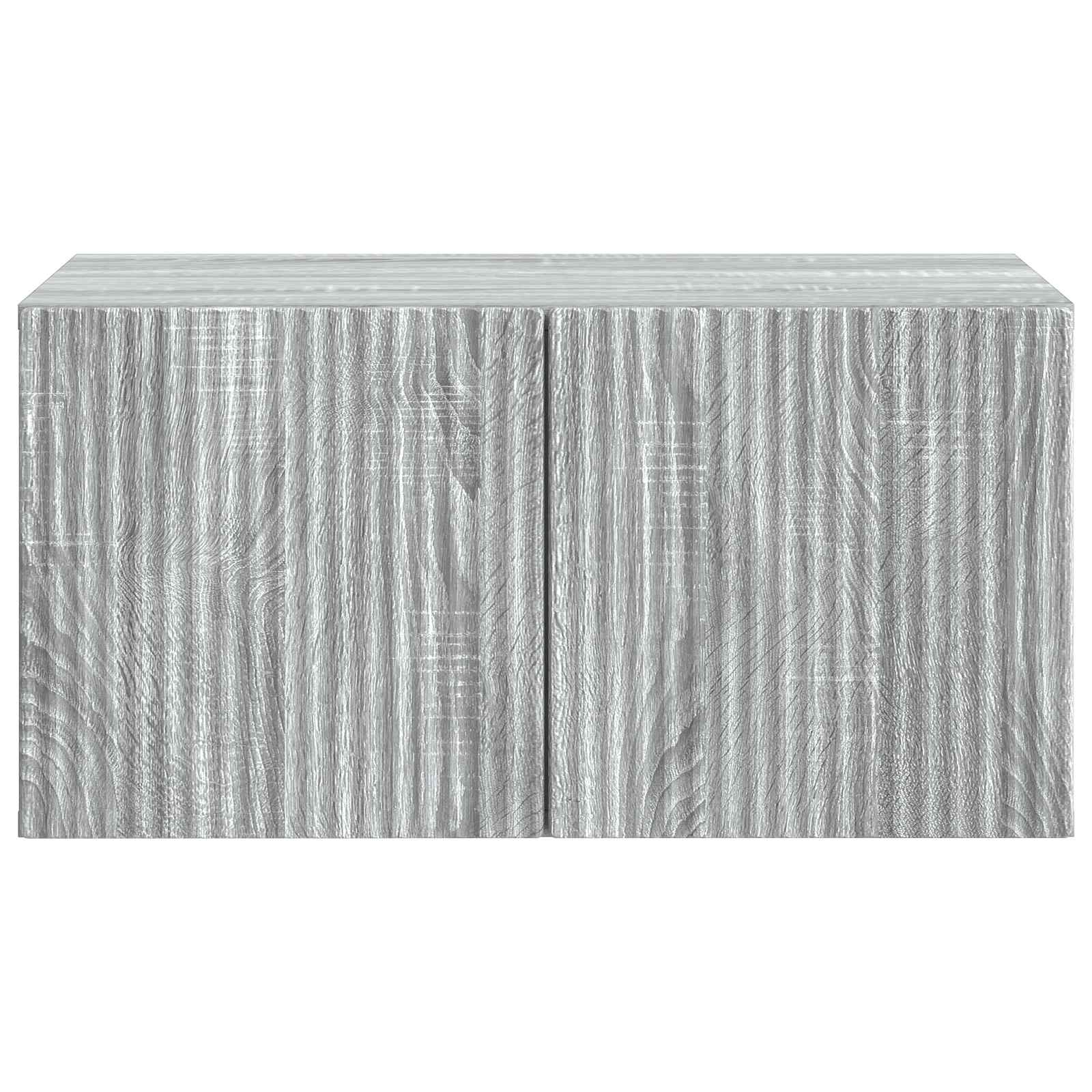 Væghængt TV-skab Vægmonteret Grå sonoma-eg 59,5 x 41 x 30 cm