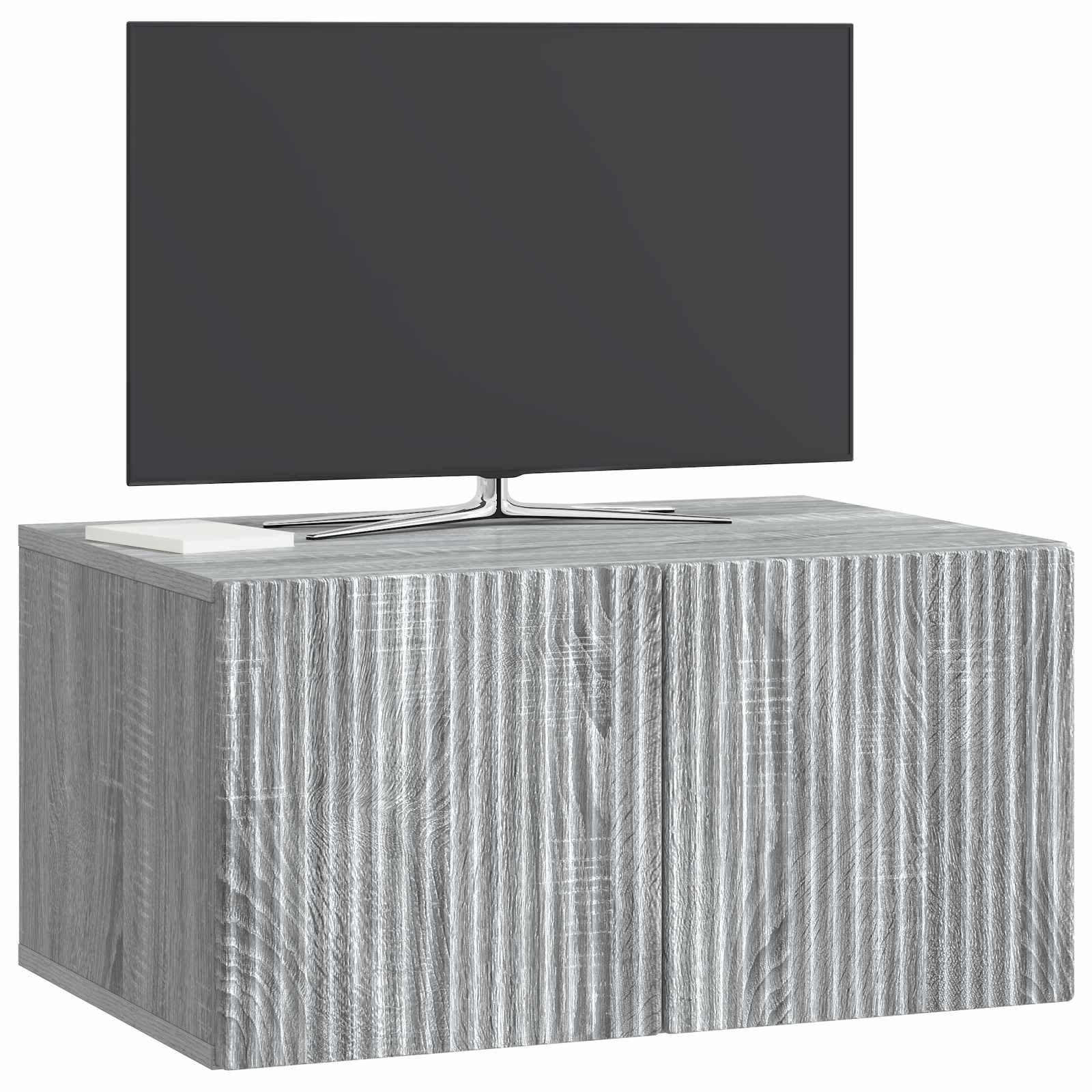 Væghængt TV-skab Vægmonteret Grå sonoma-eg 59,5 x 41 x 30 cm