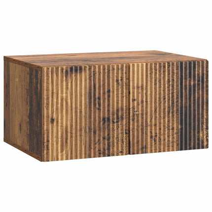 Væghængt TV-skab Gammelt træ 59,5 x 41 x 30 cm Konstrueret træ